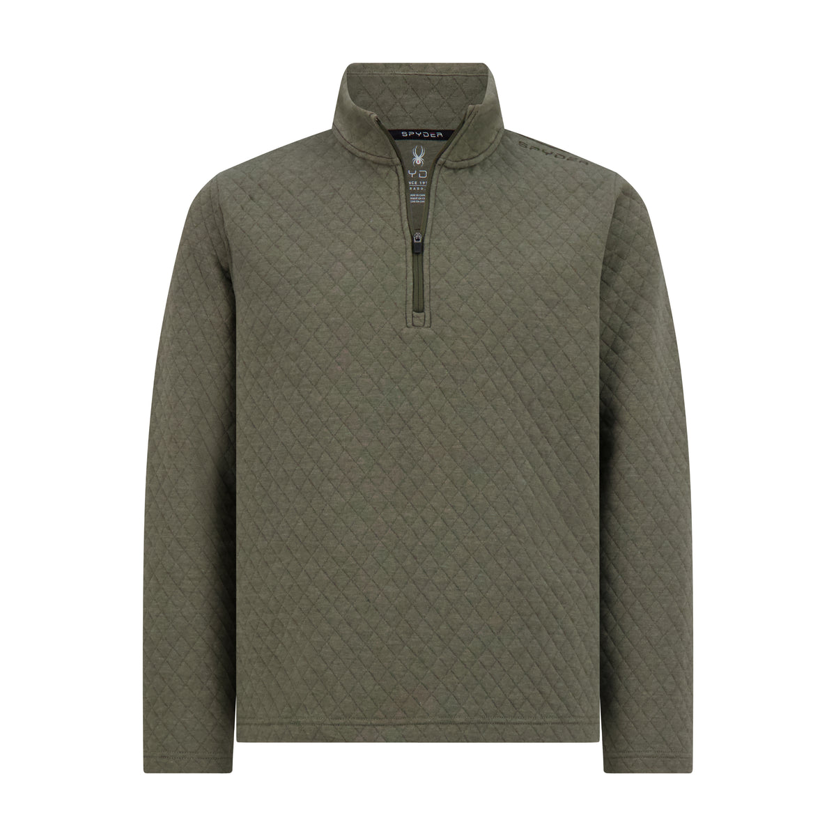 Men's Diamond Quilt Quarter Zip