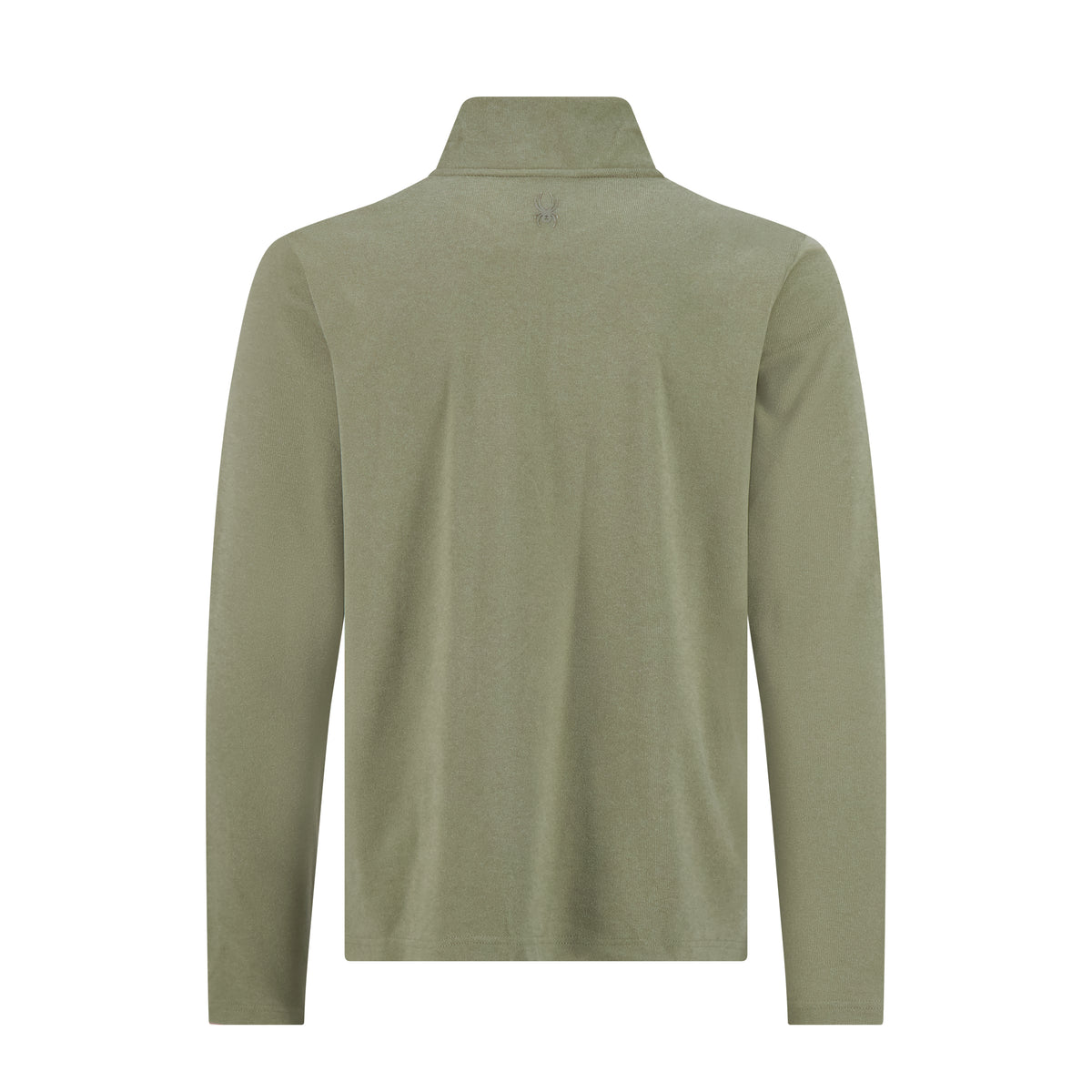 Men's Brushed Vertical Stripe Quarter Zip - Brown