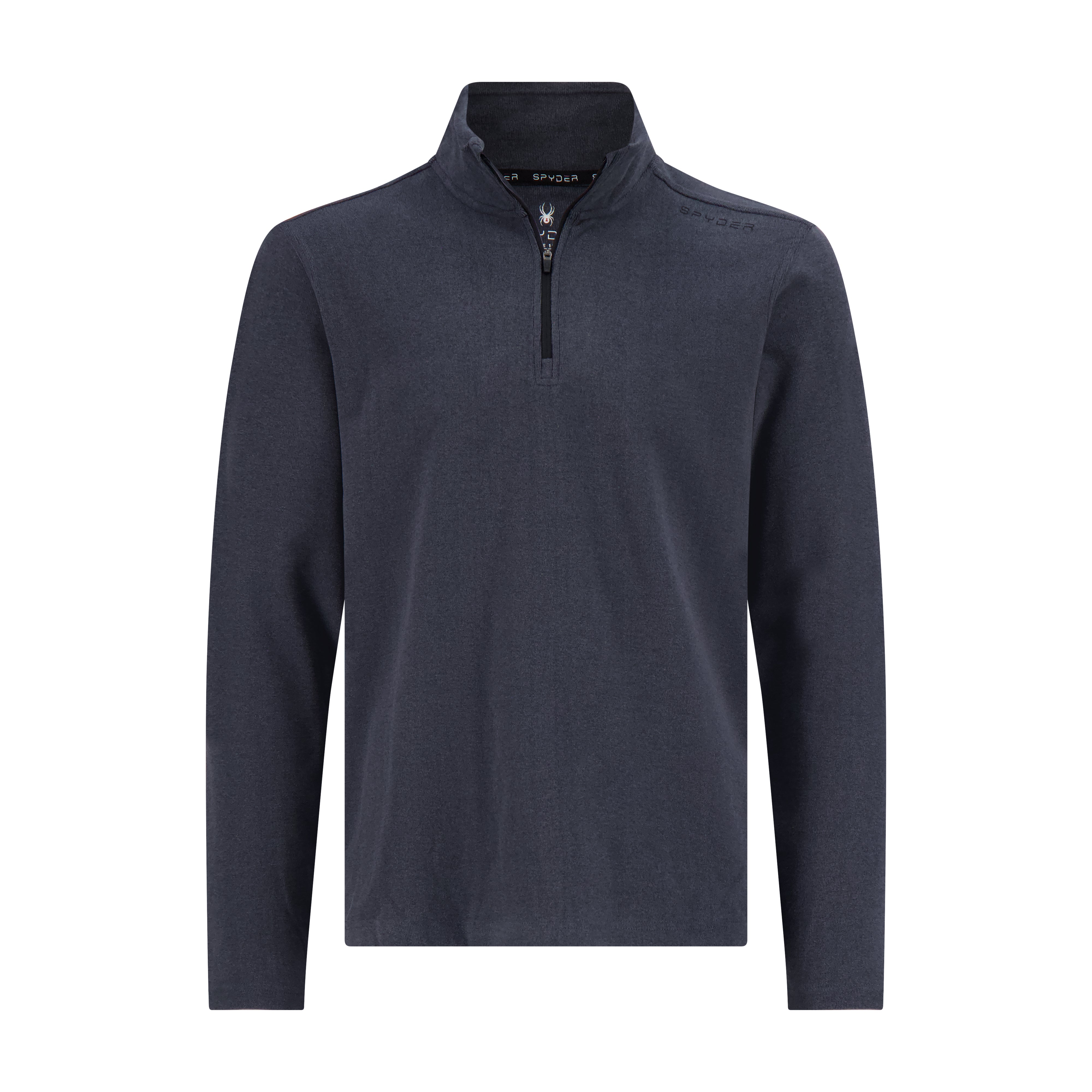 Mens Brushed Vertical Stripe Quarter Zip - Grey – Spyder