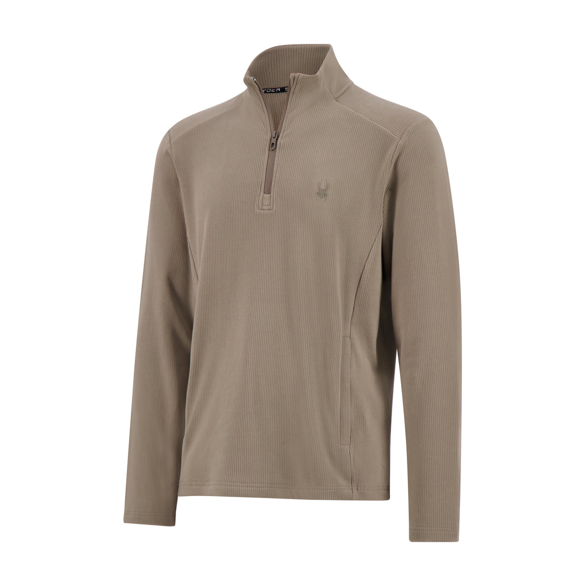 Men's Corduroy Double Knit Quarter Zip - Timber