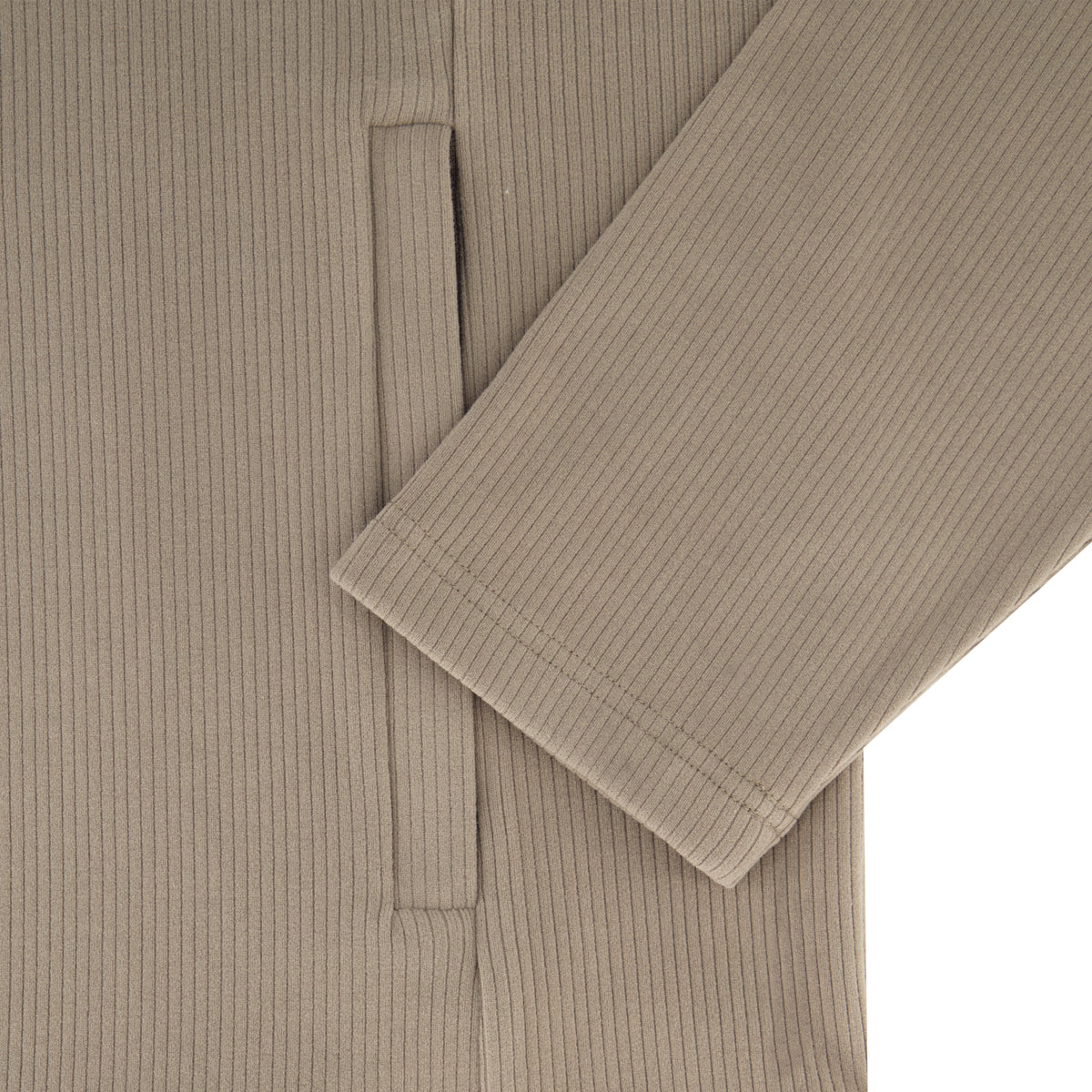 Men's Corduroy Double Knit Quarter Zip - Timber