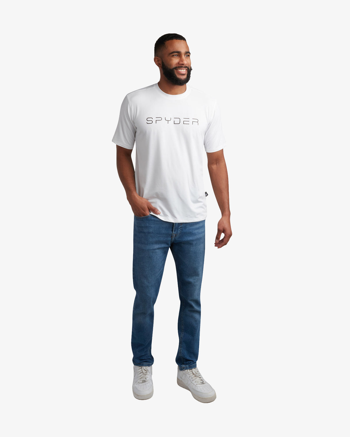 Men's Short Sleeve Wordmark Tee - White
