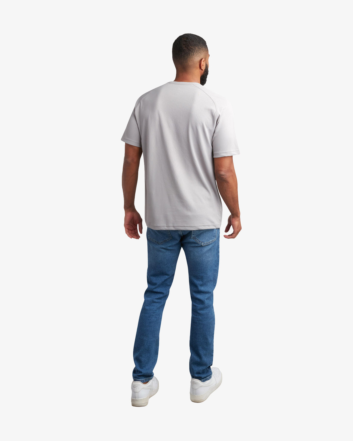 Men's Short Sleeve Henley - Pewter