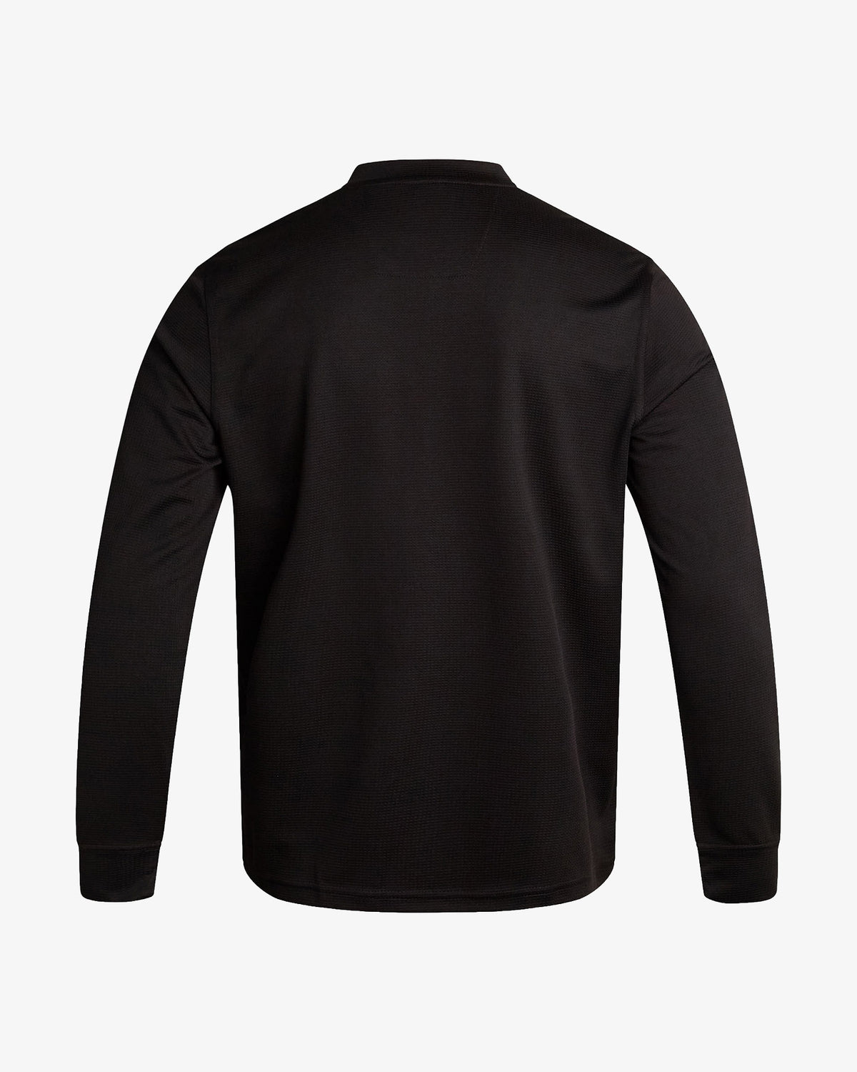 Men's Long Sleeve Thermal Henley - Black