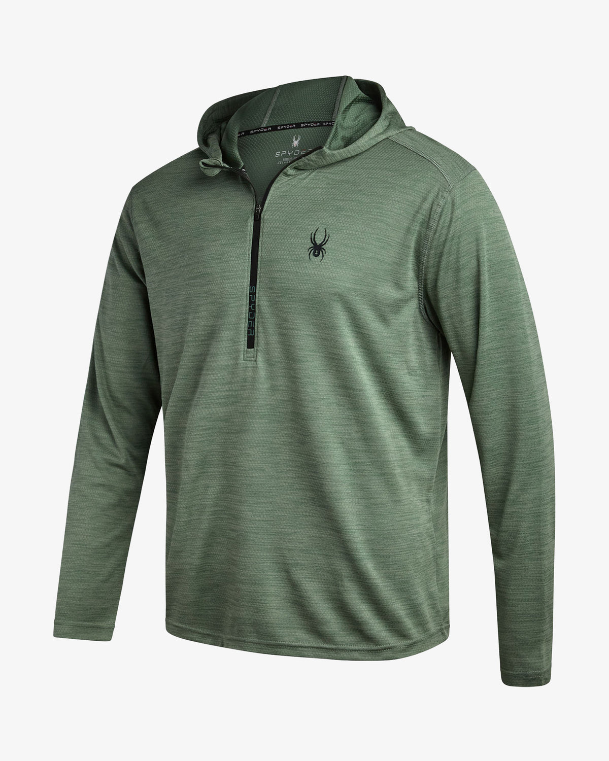 Men's Knit Half Zip - Spruce Green