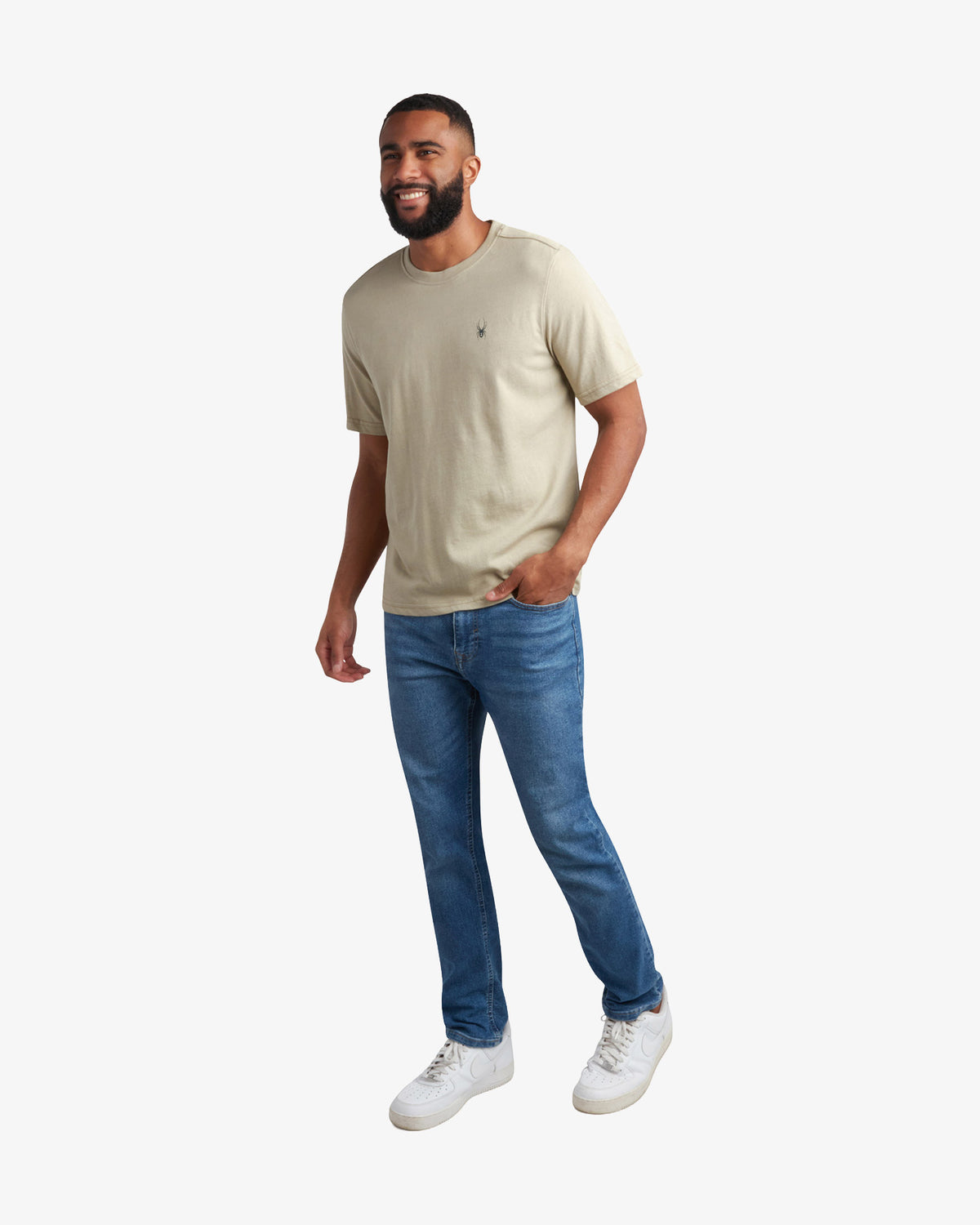 Men's Short Sleeve Mountain Tee - Stone