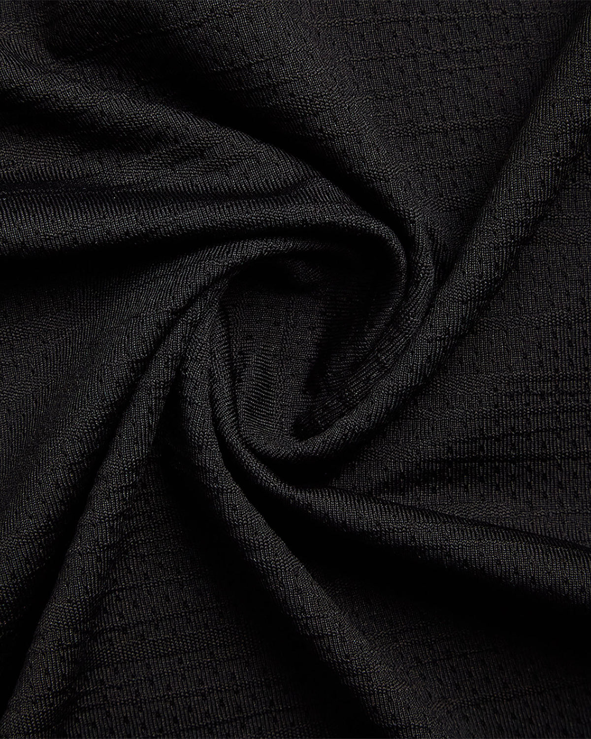 Men's Short Sleeve Jacquard Polo - Black