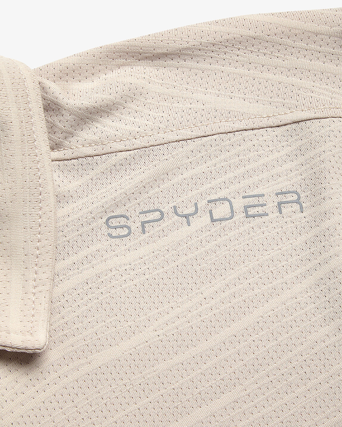 Men's Short Sleeve Jacquard Polo - Bone