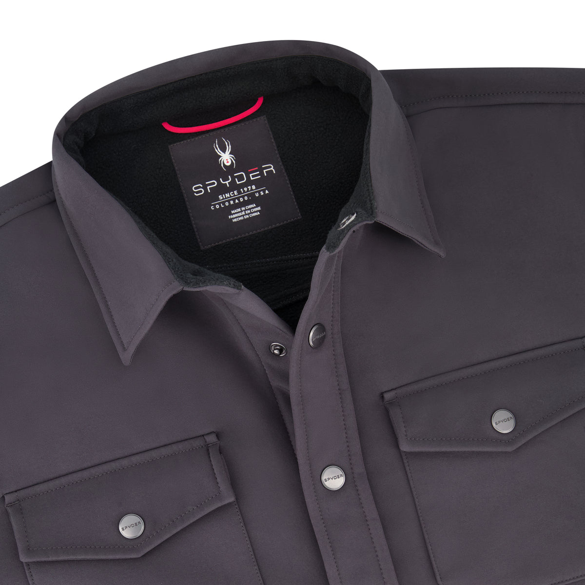 Men's Bonded Shirt Jacket - Gunmetal
