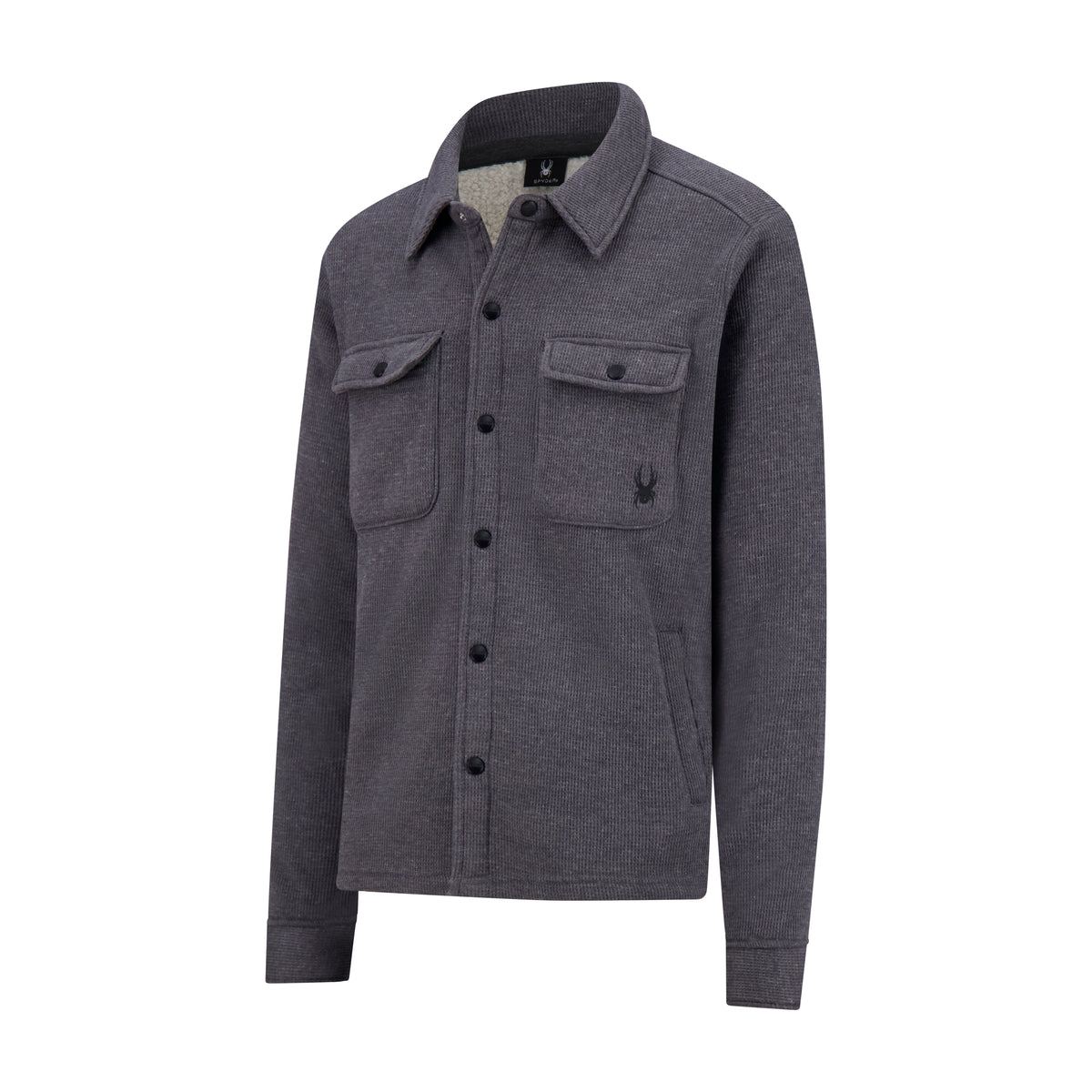 Men's Sherpa Shacket - Gunmetal