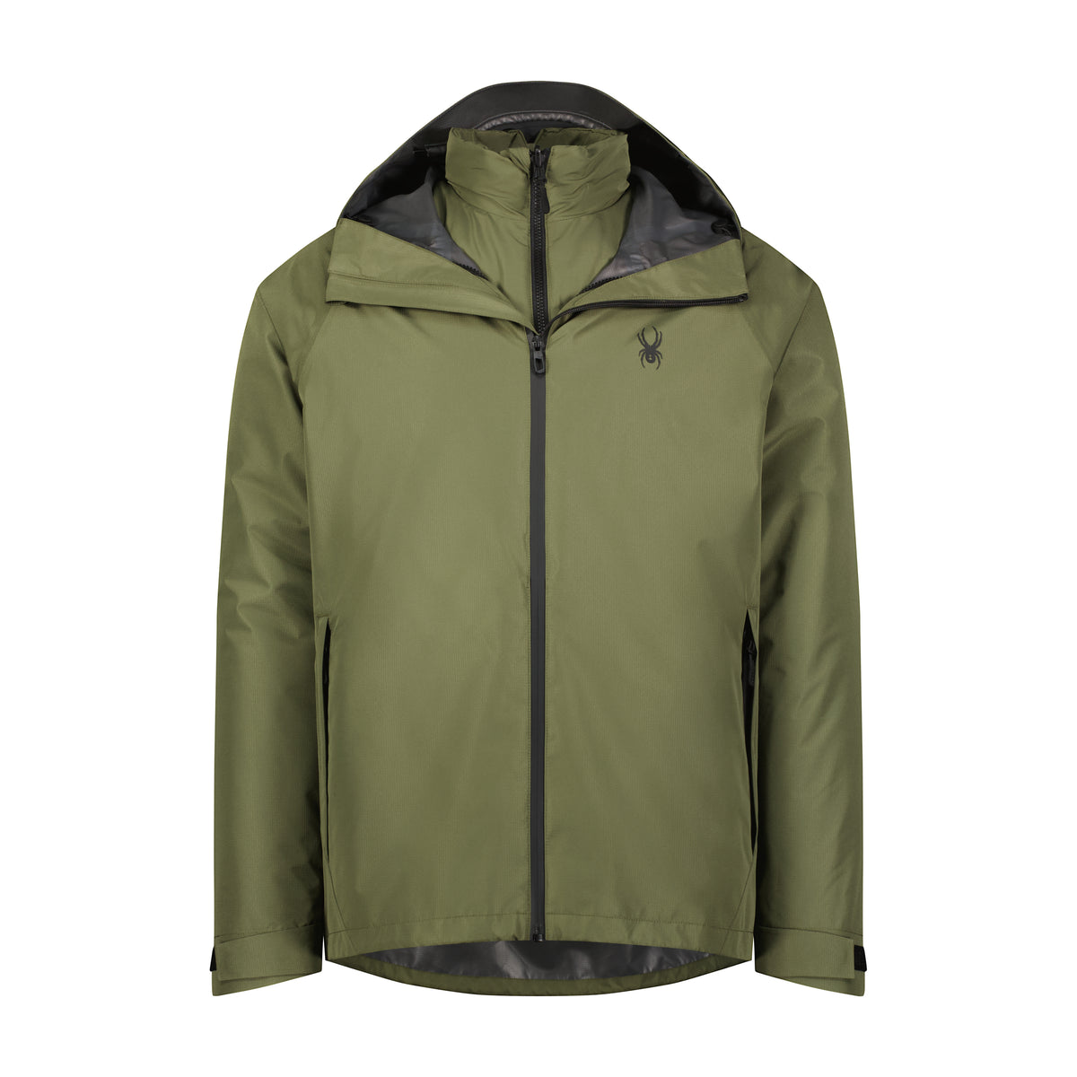 Men's 2-in-1 Rain Jacket - Dusty Green