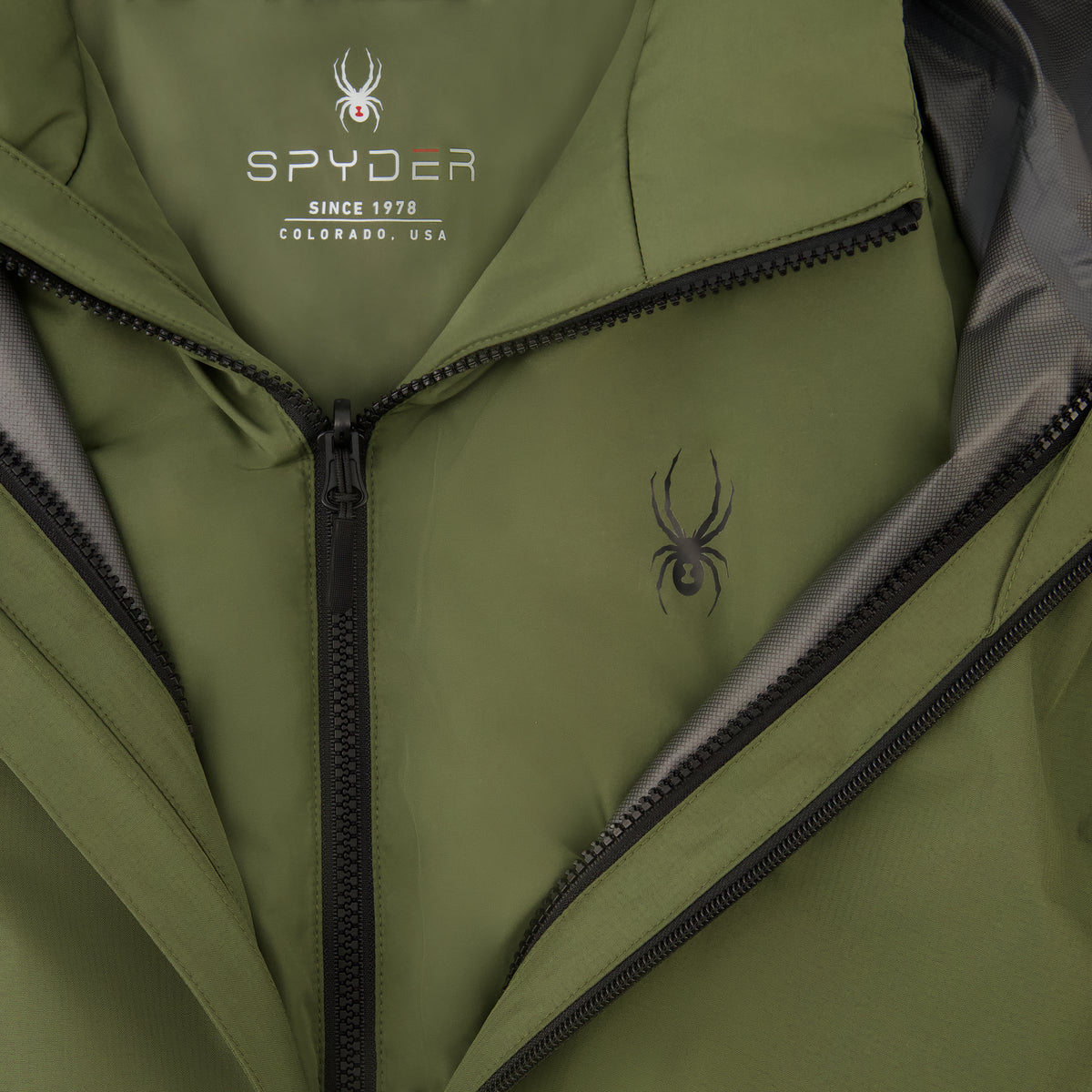 Men's 2-in-1 Rain Jacket - Dusty Green
