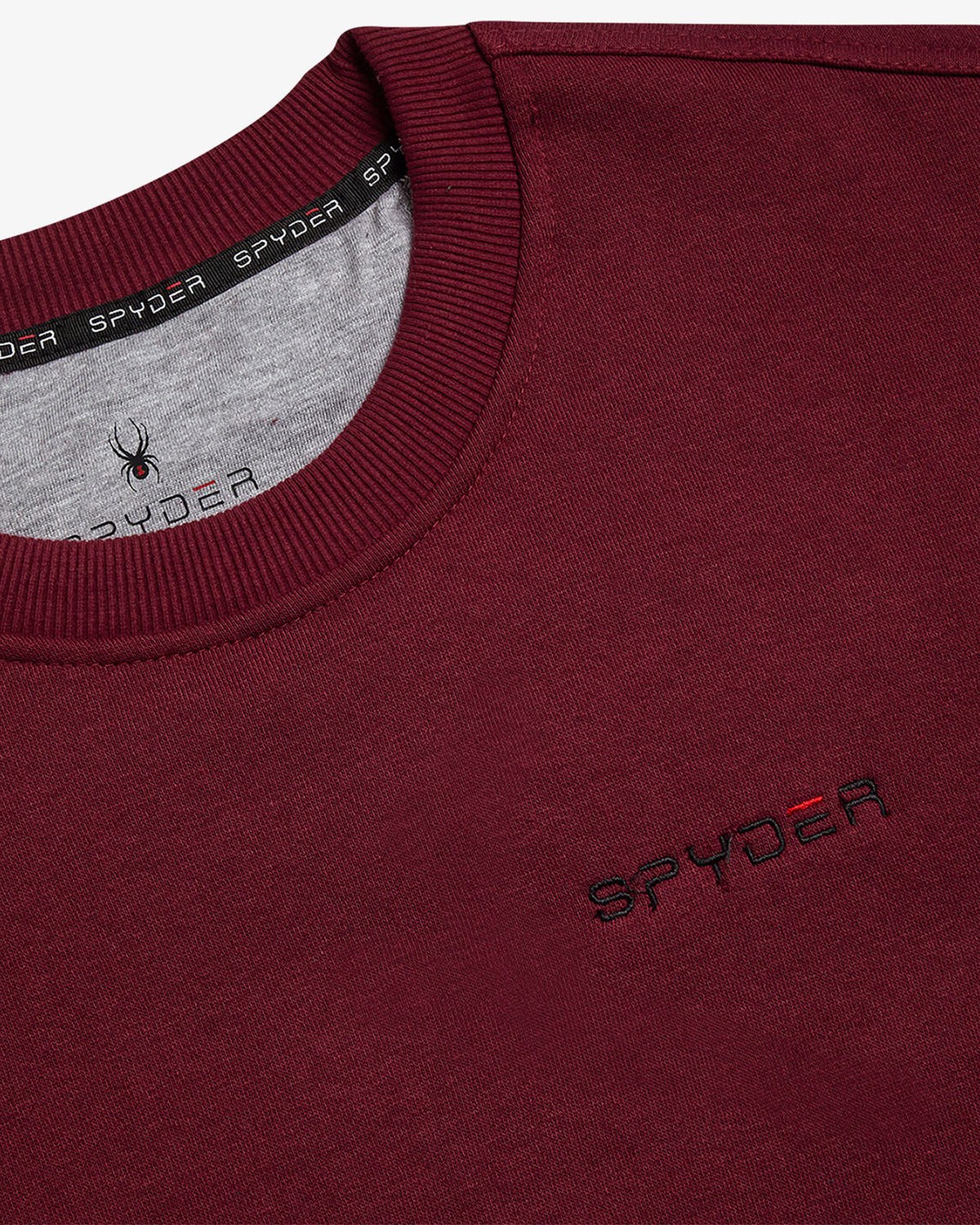 Men's Fleece Crew - Mahogany