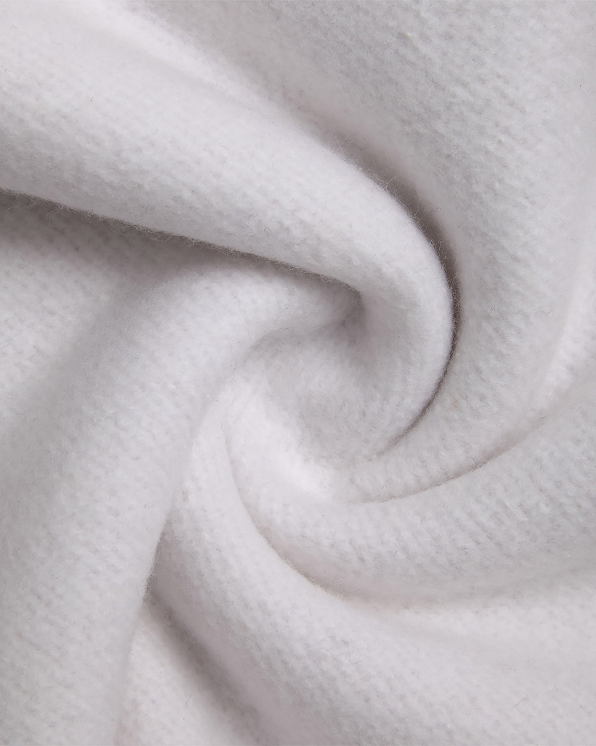 Men's Fleece Crew - White