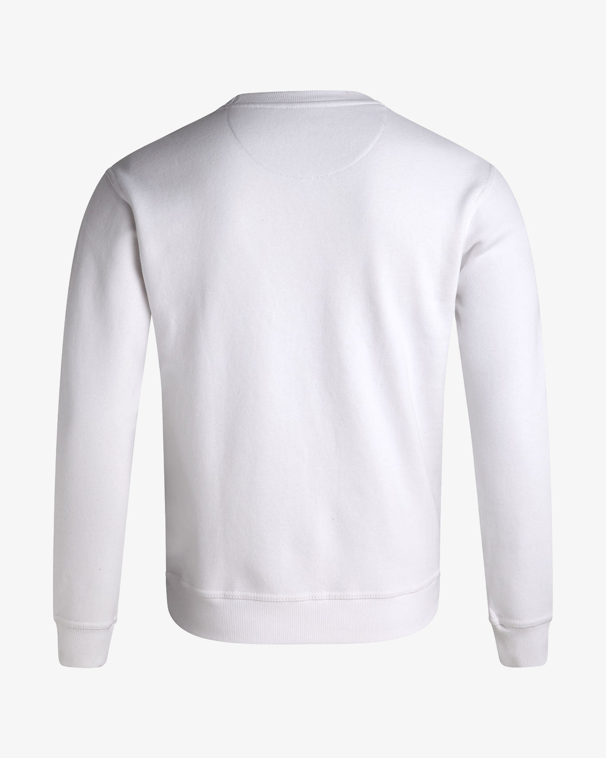 Men's Fleece Crew - White