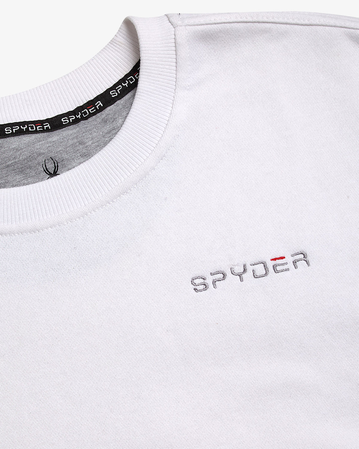 Men's Fleece Crew - White