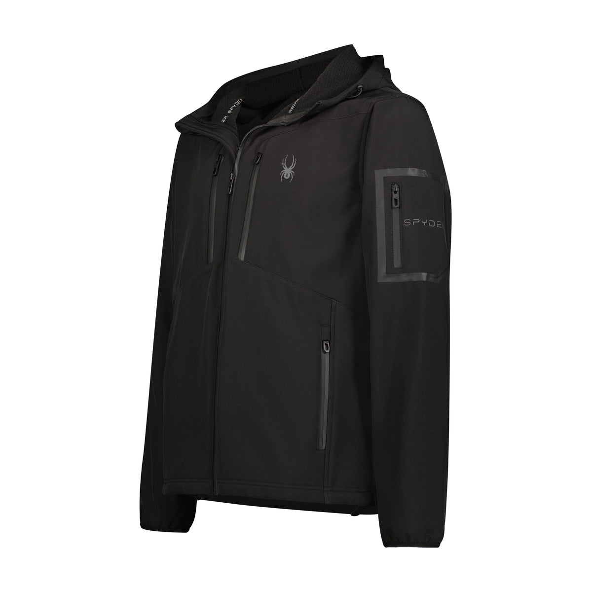 Mens Softshell Woven Jacket - Black