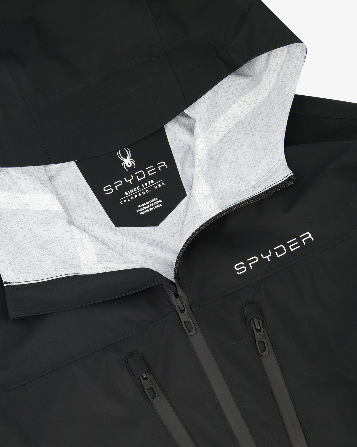 Men's Overcast Rain Jacket - Black