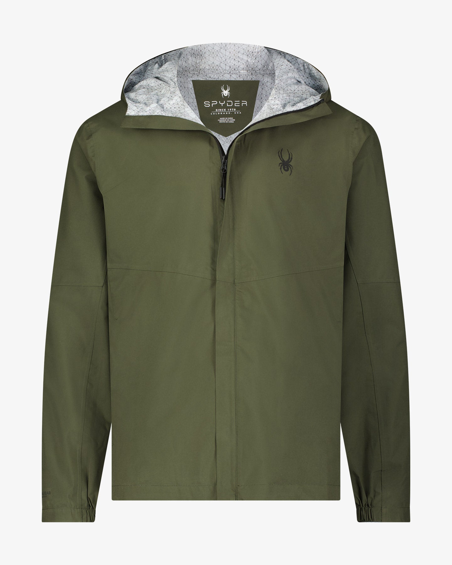 Canterbury Defender Jacket XL オリーブ Men's Cloudy Day Rain Jacket - Olive – Spyder
