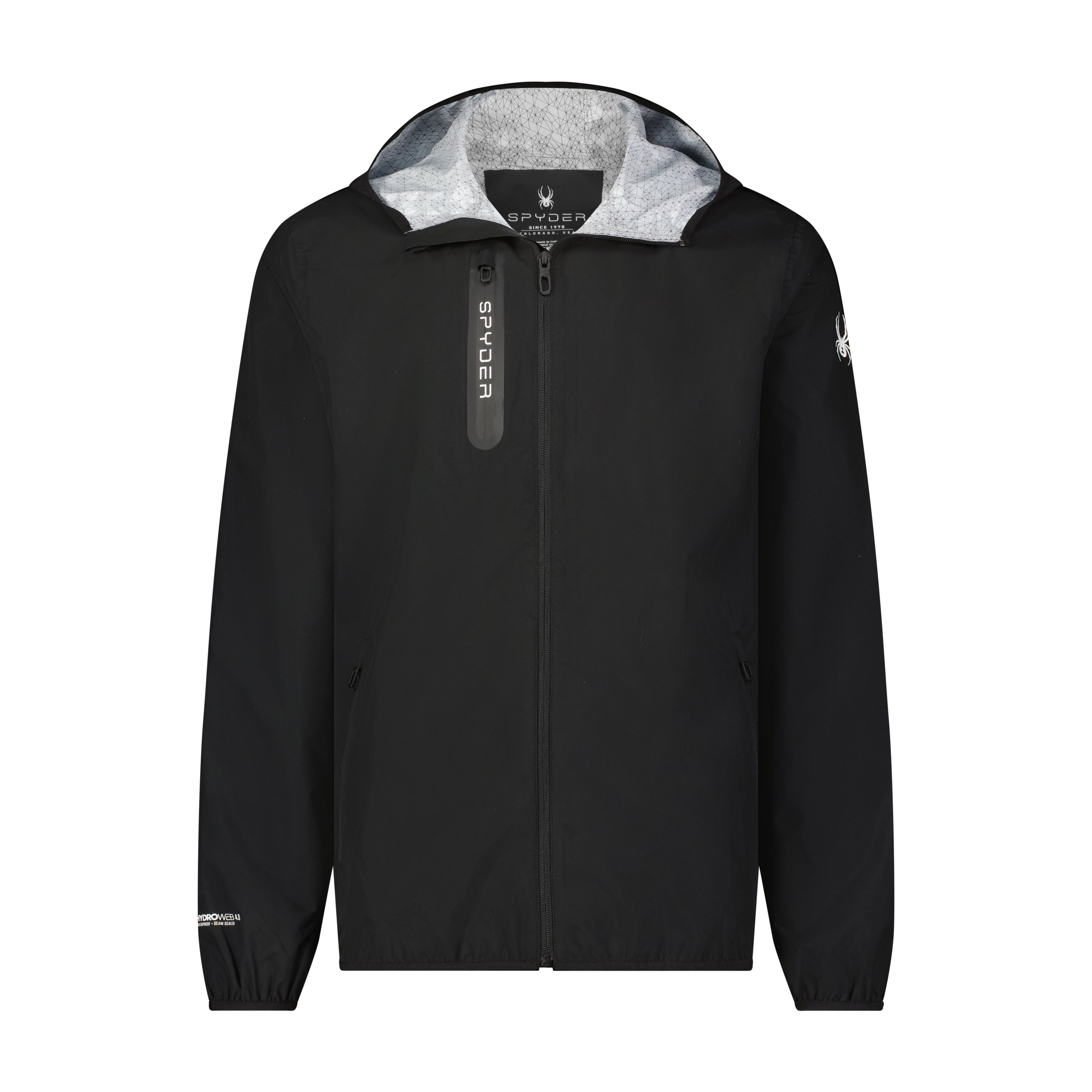 Men's Mountain Mist Rain Jacket - Black – Spyder