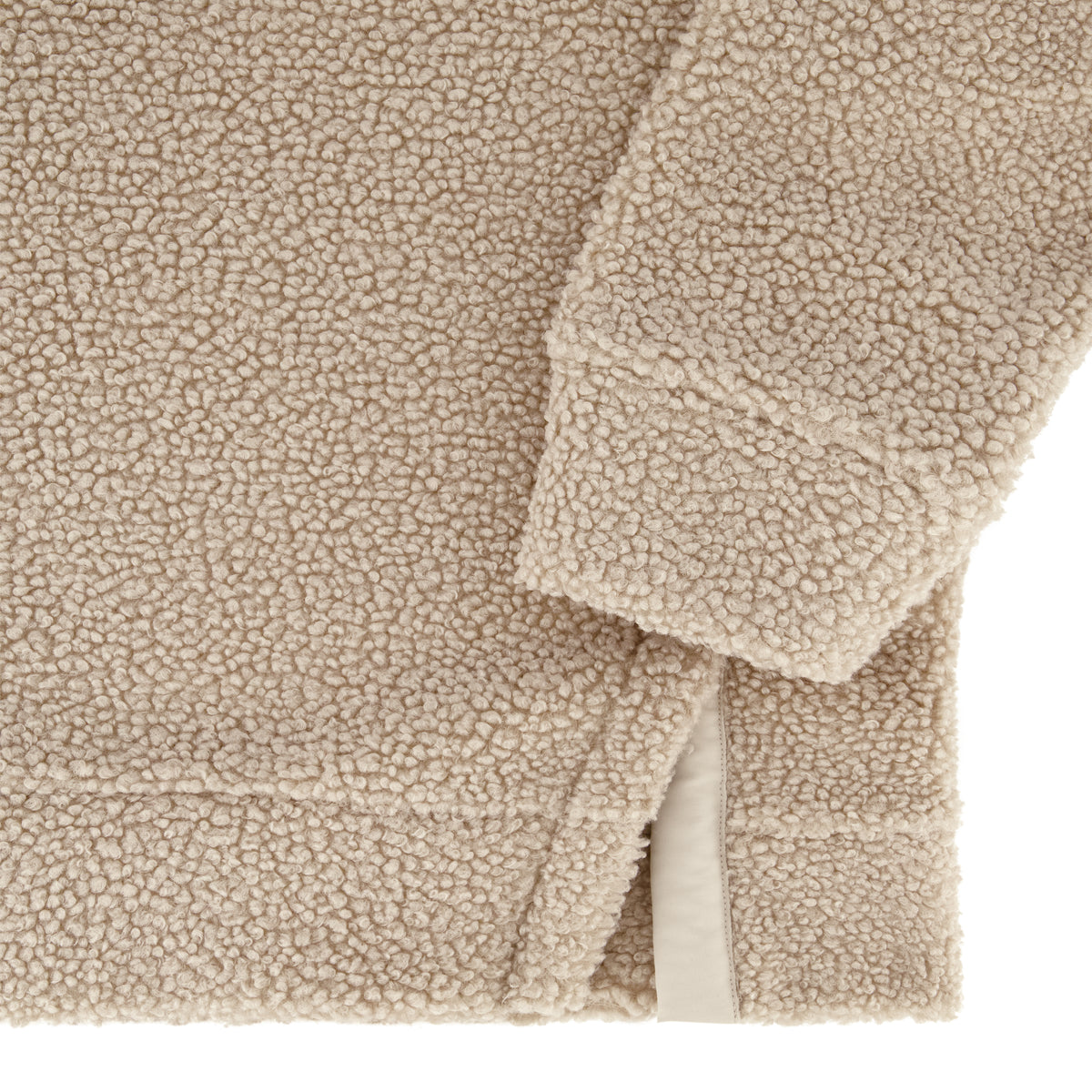 Women's Sherpa Quarter Zip Mock Neck - Sand