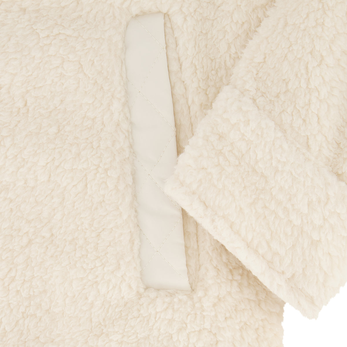 Women's Sherpa Shacket - Cream