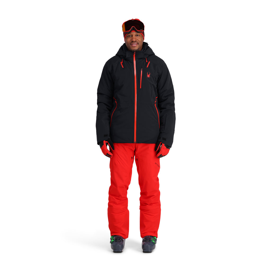 Vanqysh Insulated Ski Jacket - Black Volcano - Mens