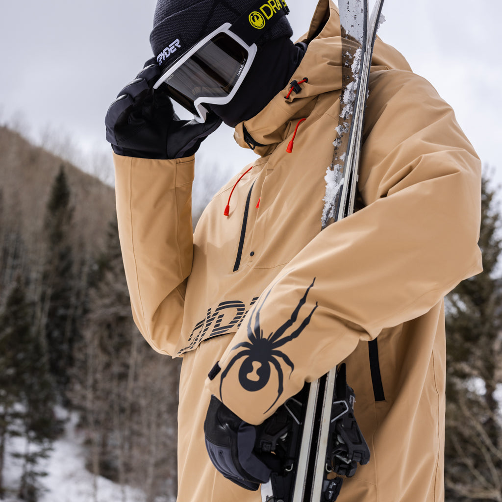 Brengen Ongemak Verlaten Signal Insulated Ski Anorak Jacket - Tannin (Beige) - Mens | Spyder