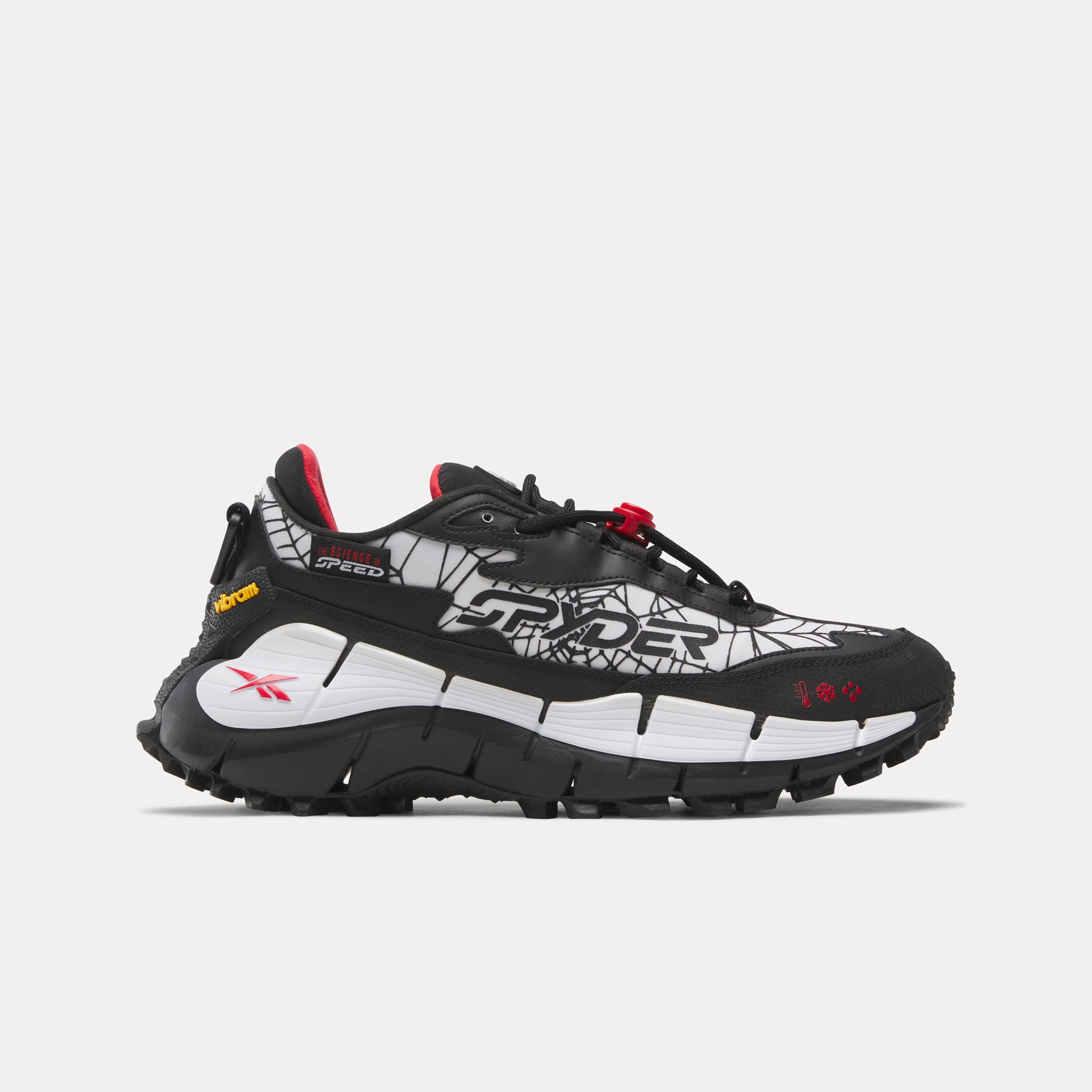 Unisex Spyder X Reebok Zig Kinetica Edge Shoes- White/Black - Main Image
