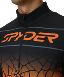 Mens Podium Quarter Zip - Black