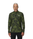 Mens Podium Half Zip T-Neck - Black