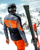 Mens Podium Half Zip T-Neck - Flash Orange