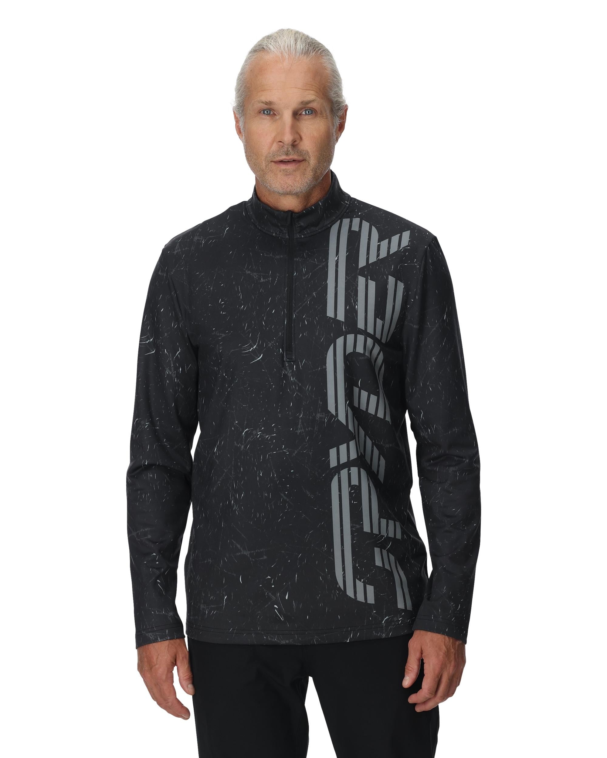 Men's Podium Half Zip T-Neck - Snow Storm – Spyder