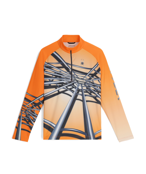 Men's Legacy Half Zip T-Neck - Flash Orange – Spyder