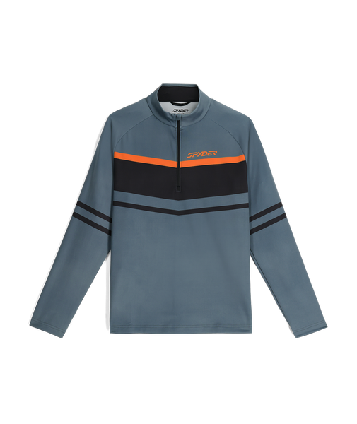 Men's Legacy Half Zip T-Neck - Slate Blue – Spyder