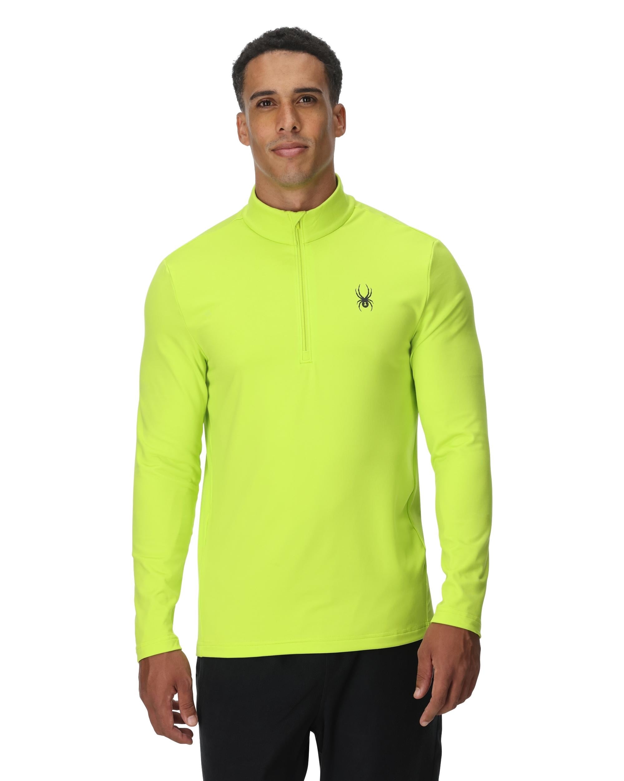 Mens Prospect Half Zip T-Neck - Lime – Spyder