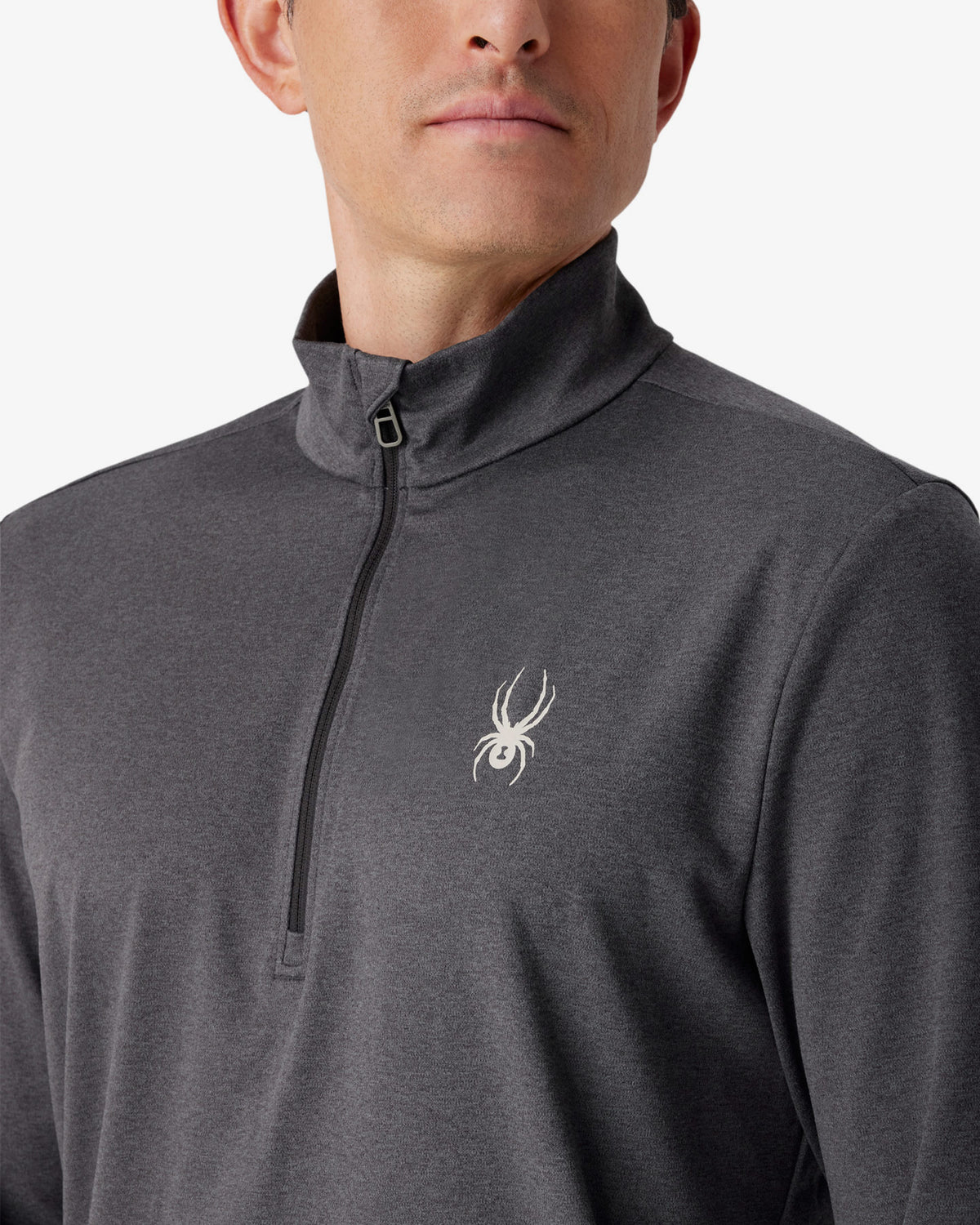 Men's Prospect 1/2 Zip - Black Melange