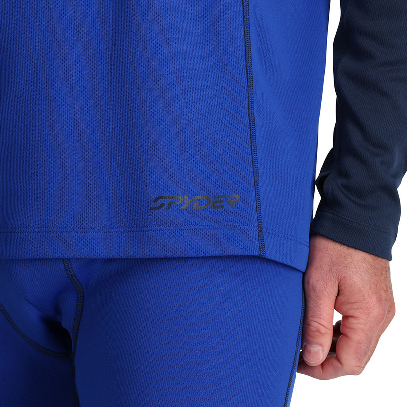 Mens Stretch Charger Hoodie - Electric Blue
