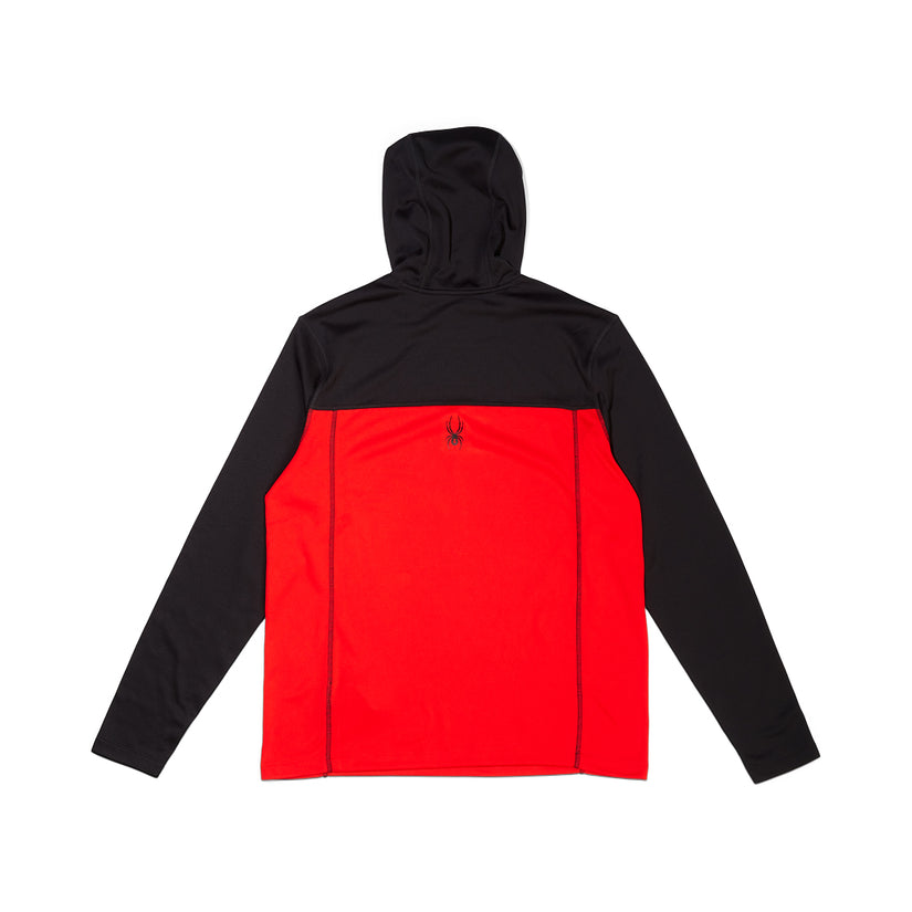 Mens Stretch Charger Hoodie - Volcano