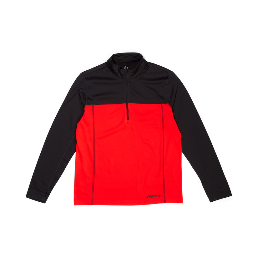 Mens Stretch Charger 1/2 Zip - Volcano