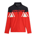 Mens Podium Half Zip T-Neck  - Spyder Red