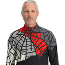 Mens Legacy Half Zip T-Neck - Black