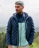 Men's Zenith Hooded Down Jacket - True Navy