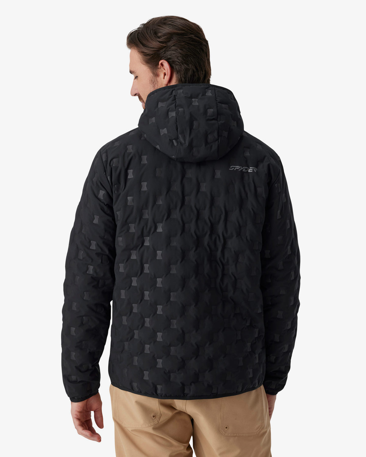 Men's Zenith Hooded Down Jacket - Black