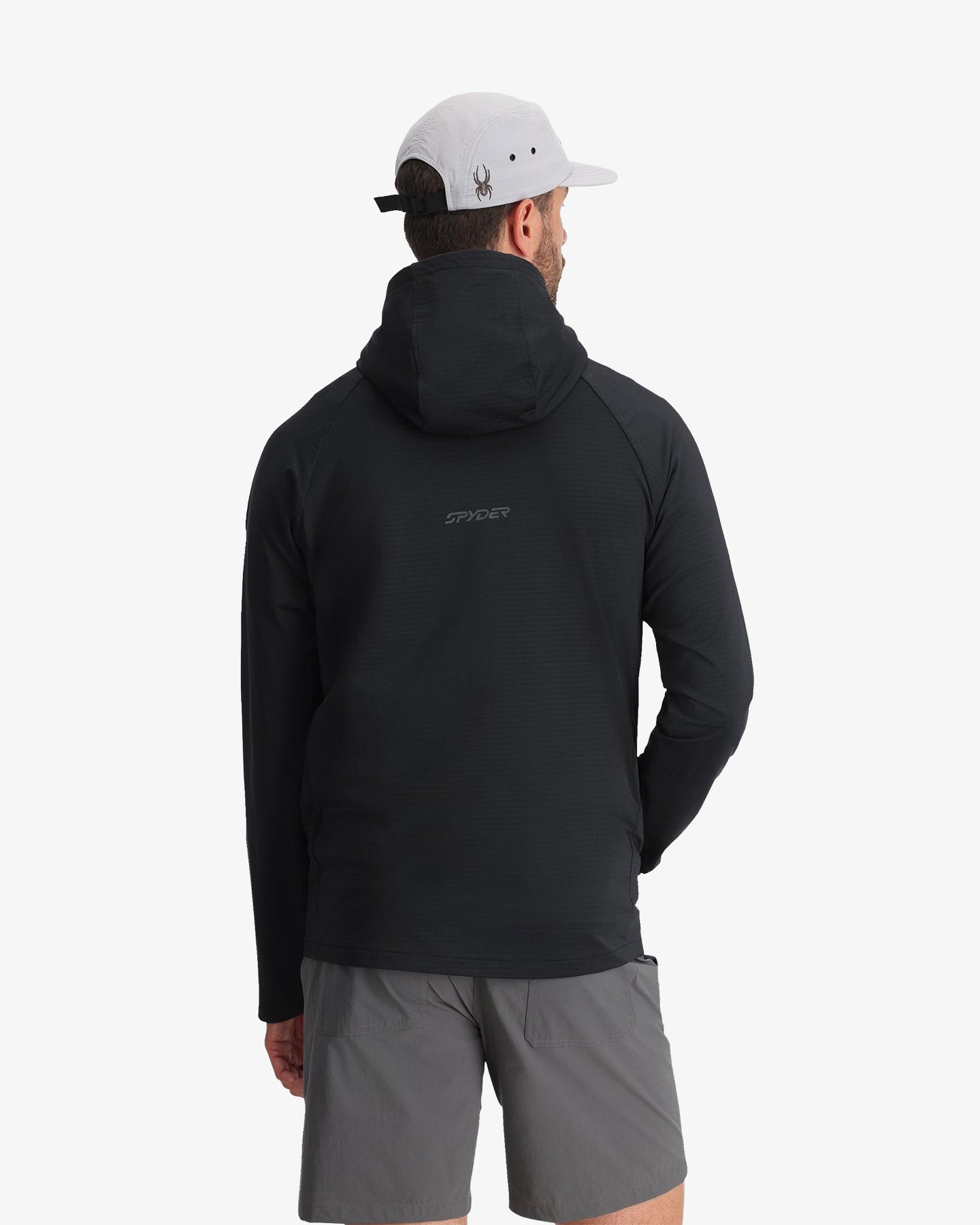 Men's Gridweb™ Fleece Hoodie - Black – Spyder
