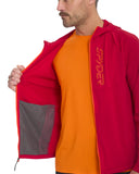 Men's GridWeb™ Fleece Hoodie - Spyder Red