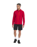 Men's GridWeb™ Fleece Hoodie - Spyder Red