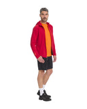 Men's GridWeb™ Fleece Hoodie - Spyder Red