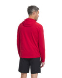 Men's GridWeb™ Fleece Hoodie - Spyder Red