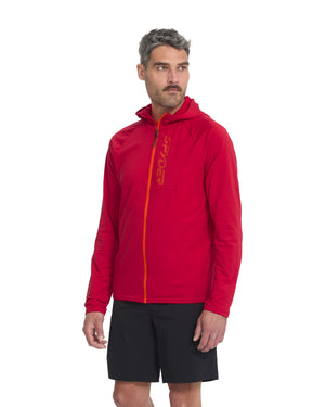 Men's GridWeb™ Fleece Hoodie - Spyder Red